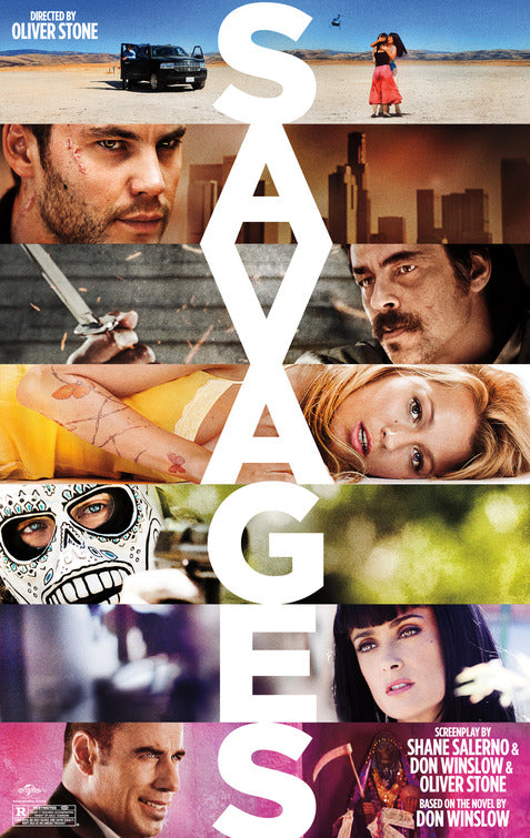 1000 piece jigsaw puzzle for the movie poster: Savages (2012)
