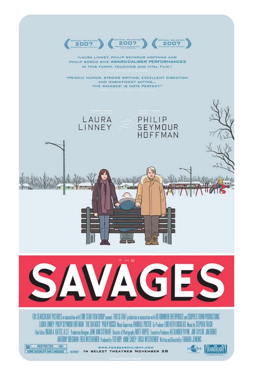 the movie poster: The Savages (2007) ver2