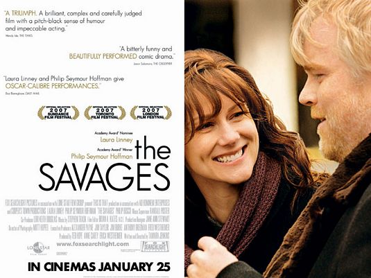 the movie poster: The Savages (2007) ver3