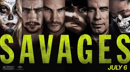 1000 piece jigsaw puzzle for the movie poster: Savages (2012) ver3