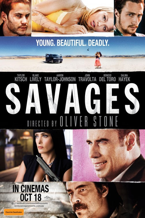 1000 piece jigsaw puzzle for the movie poster: Savages (2012) ver5