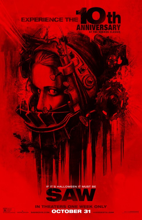 1000 piece jigsaw puzzle for the movie poster: Saw (2004) ver10