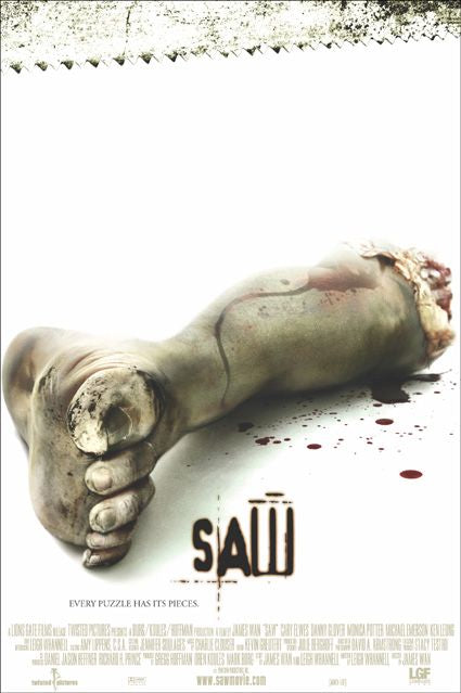 the movie poster: Saw (2004) ver2