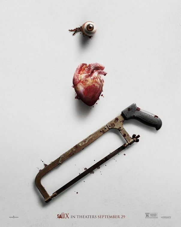 1000 piece jigsaw puzzle for the movie poster: Saw X (2023) ver2