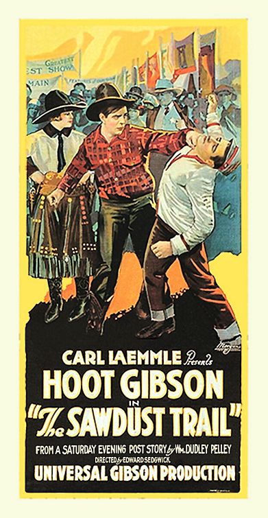 the movie poster: The Sawdust Trail (1924) ver2