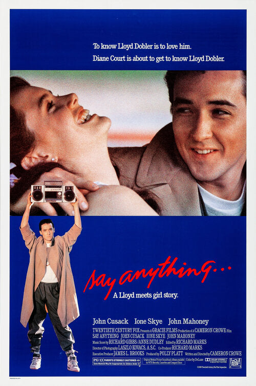 the movie poster: say anything? (1989)