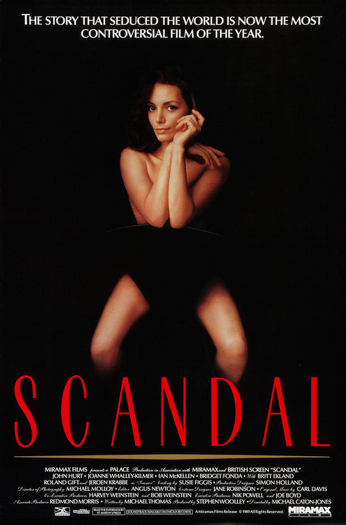 the movie poster: Scandal (1989)