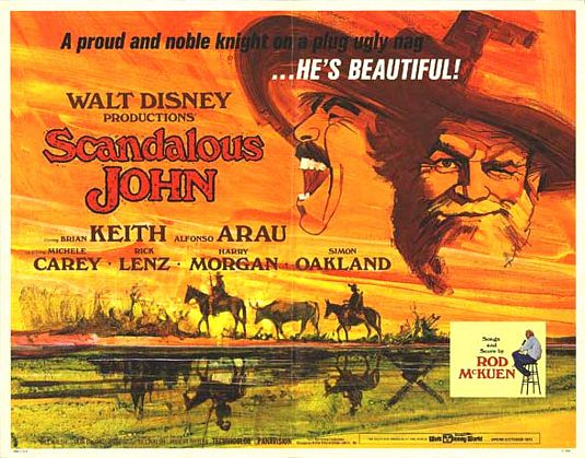 the movie poster: Scandalous John (1971) ver2