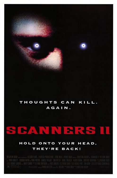 the movie poster: Scanners II (1991)