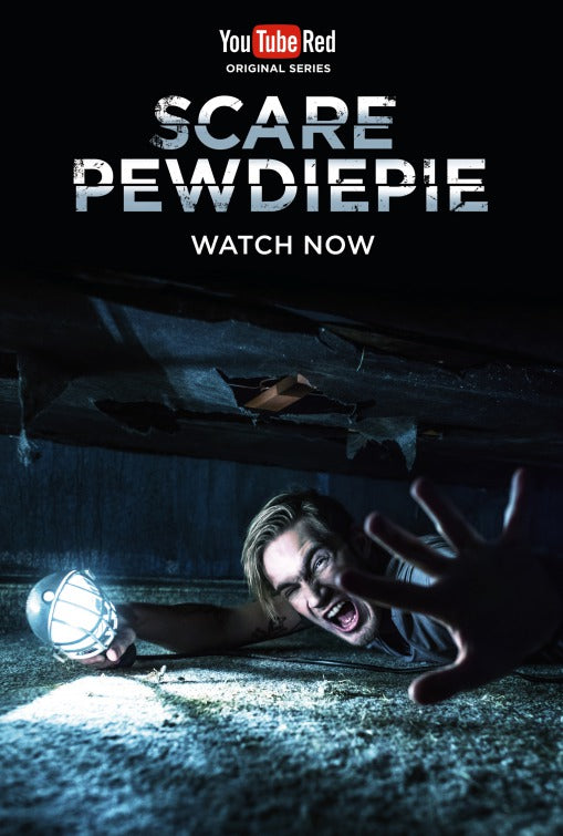 1000 piece jigsaw puzzle for tv poster: Scare PewDiePie
