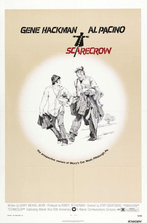 the movie poster: Scarecrow (1973)
