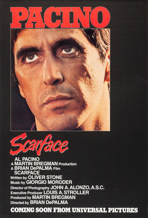 the movie poster: Scarface (1983) ver1