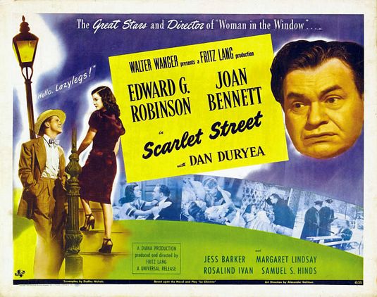 the movie poster: Scarlet Street (1945)