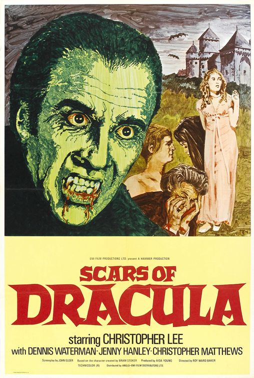 the movie poster: Scars of Dracula (1970)