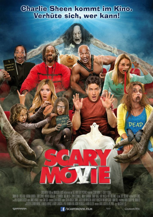 1000 piece jigsaw puzzle for the movie poster: Scary Movie V (2013) ver2
