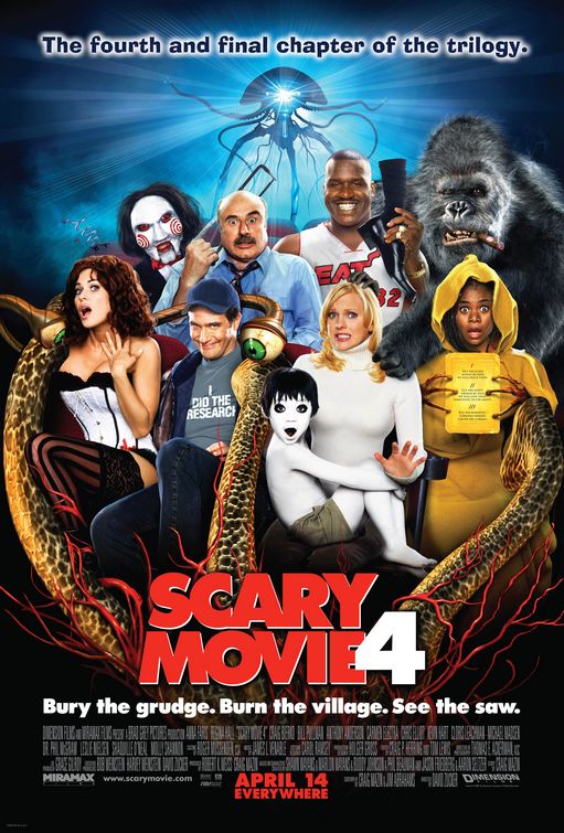 the movie poster: Scary Movie 4 (2006) ver4