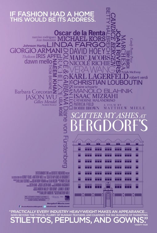1000 piece jigsaw puzzle for the movie poster: Scatter My Ashes at Bergdorf's (2013)