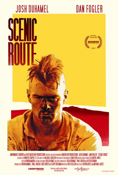 1000 piece jigsaw puzzle for the movie poster: Scenic Route (2013)