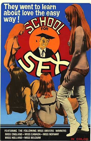 the movie poster: School for Sex (1969)