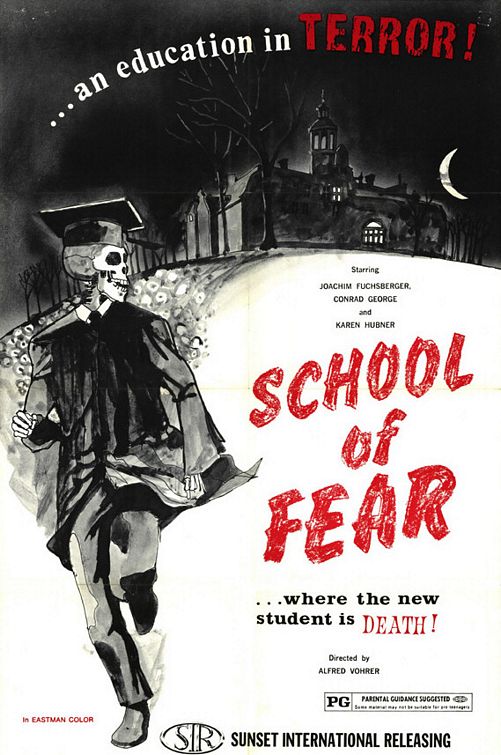 the movie poster: School of Fear (1969)