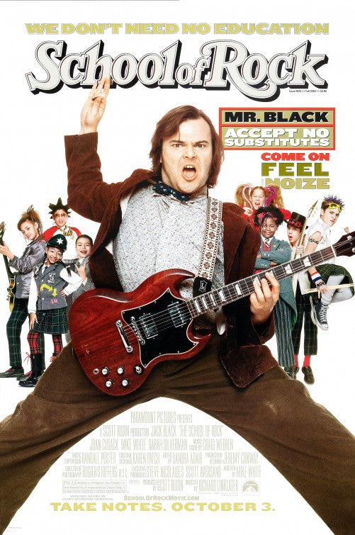 the movie poster: The School of Rock (2003) ver2