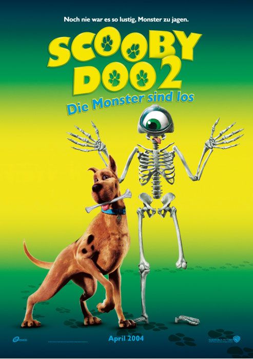 the movie poster: Scooby Doo 2: Monsters Unleashed (2004) ver10