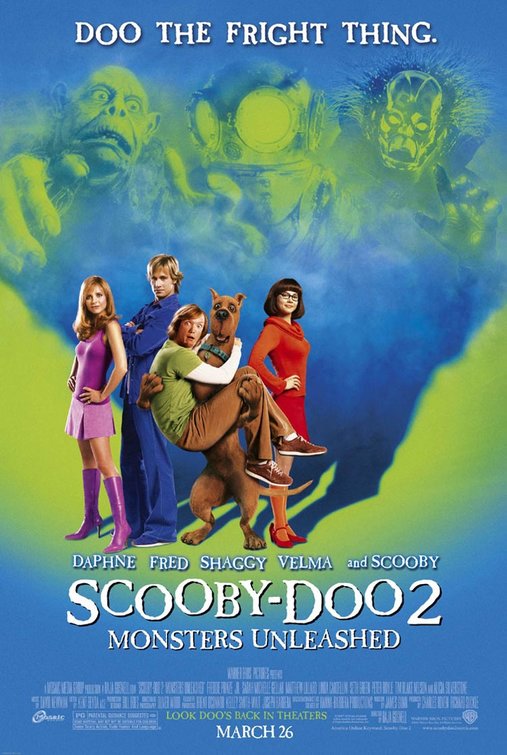 the movie poster: Scooby Doo 2: Monsters Unleashed (2004) ver6