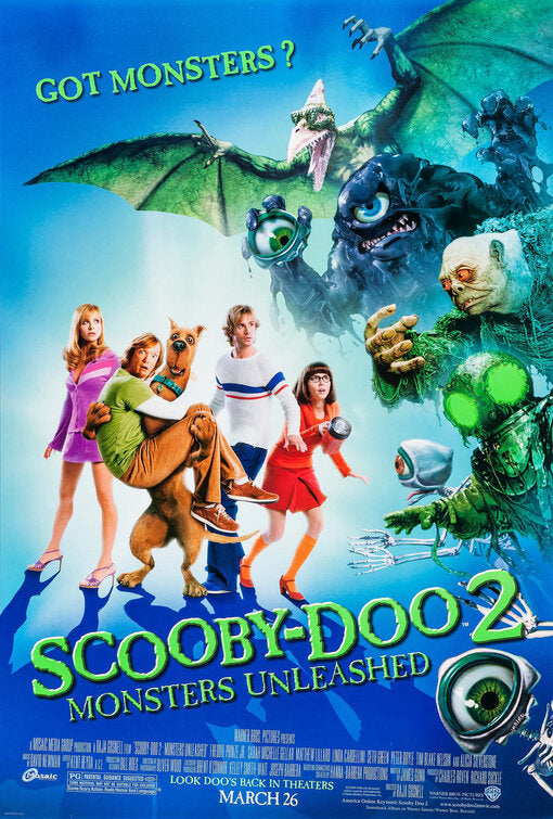 the movie poster: Scooby Doo 2: Monsters Unleashed (2004) ver7