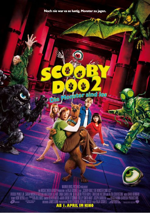 the movie poster: Scooby Doo 2: Monsters Unleashed (2004) ver8