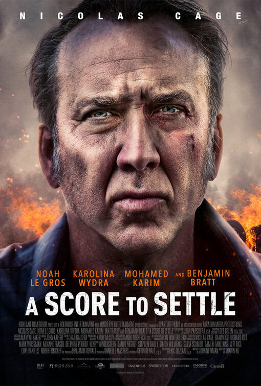 1000 piece jigsaw puzzle for the movie poster: A Score to Settle (2019)