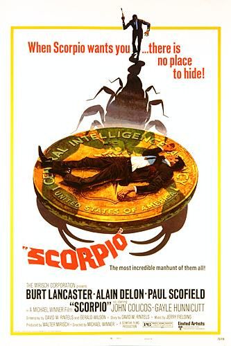 the movie poster: Scorpio (1973)