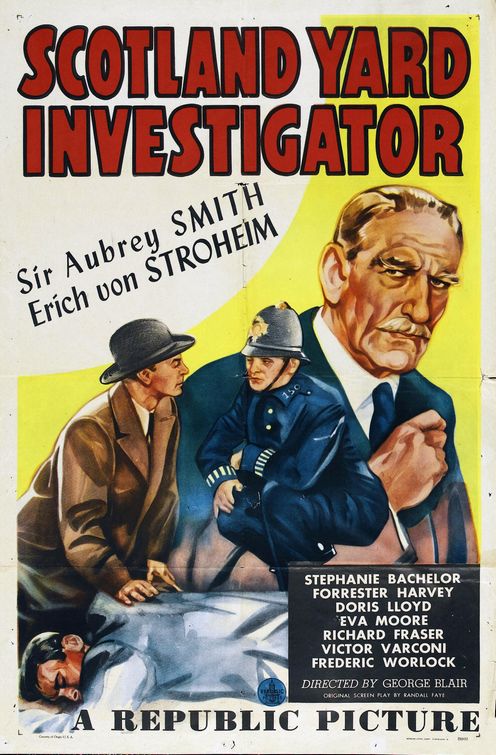 the movie poster: Scotland Yard Investigator (1945)
