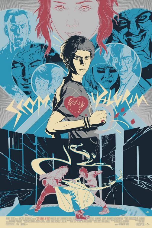 1000 piece jigsaw puzzle for the movie poster: Scott Pilgrim vs. the World (2010) ver10