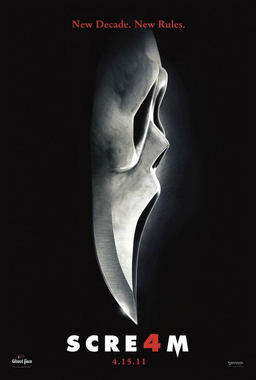 1000 piece jigsaw puzzle for the movie poster: Scream 4 (2011) ver3