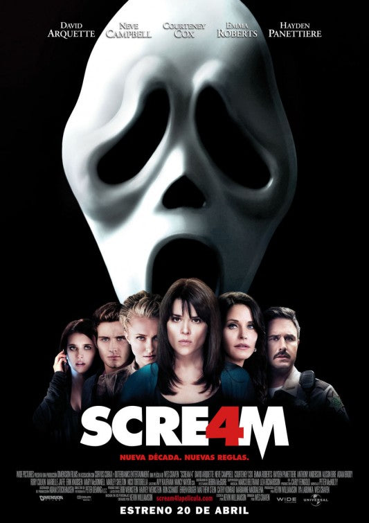 1000 piece jigsaw puzzle for the movie poster: Scream 4 (2011) ver5
