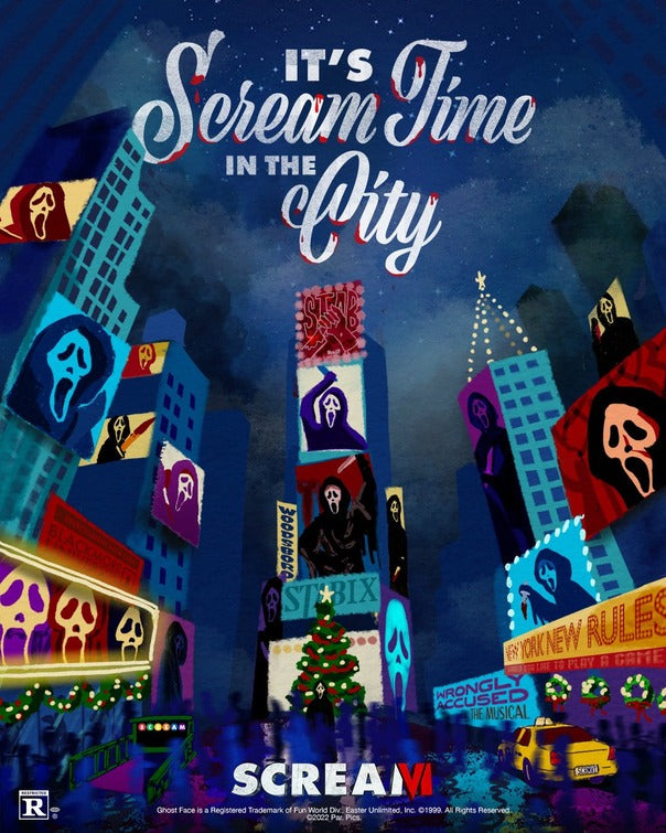 1000 piece jigsaw puzzle for the movie poster: Scream VI (2023) ver2