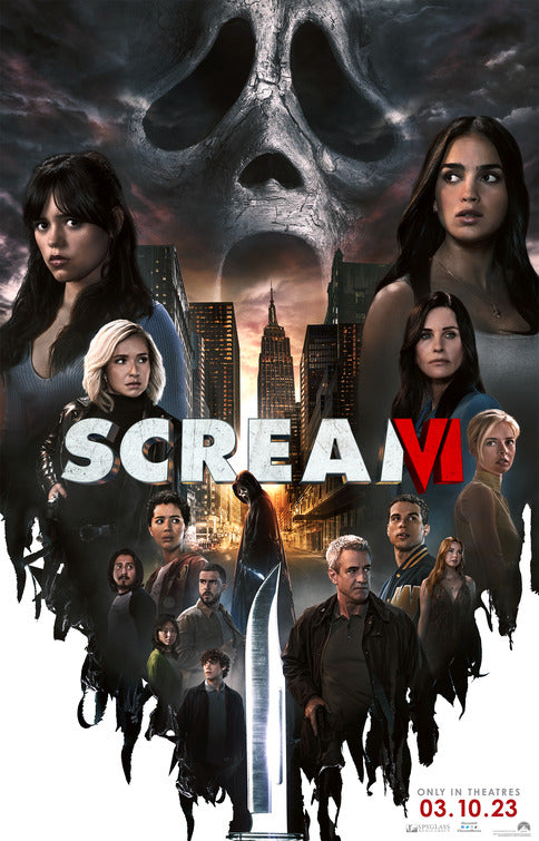 1000 piece jigsaw puzzle for the movie poster: Scream VI (2023) ver4