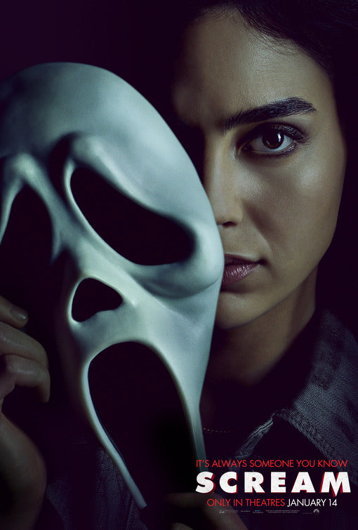 1000 piece jigsaw puzzle for the movie poster: Scream (2022) ver12