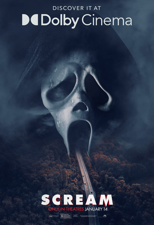 1000 piece jigsaw puzzle for the movie poster: Scream (2022) ver18