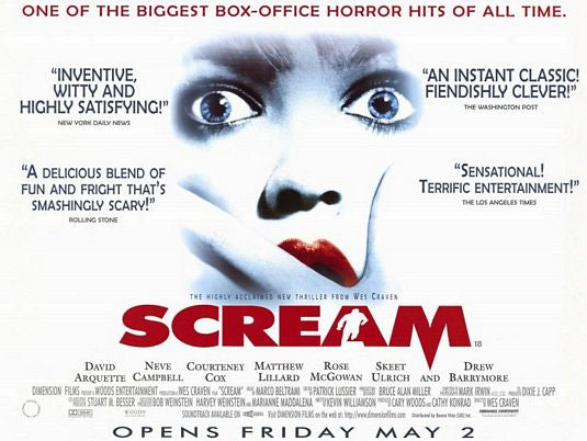 1000 piece jigsaw puzzle for the movie poster: Scream (1996) ver3