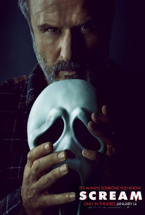 1000 piece jigsaw puzzle for the movie poster: Scream (2022) ver6