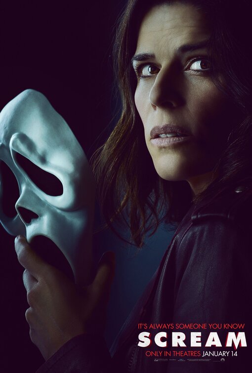 1000 piece jigsaw puzzle for the movie poster: Scream (2022) ver7