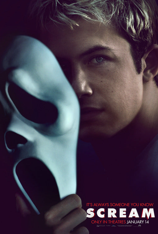 1000 piece jigsaw puzzle for the movie poster: Scream (2022) ver8