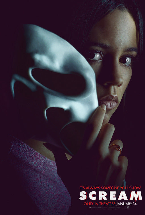 1000 piece jigsaw puzzle for the movie poster: Scream (2022) ver9