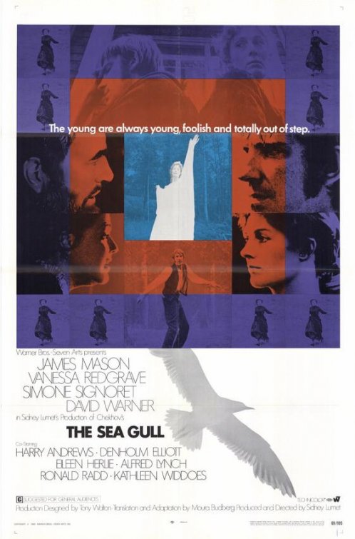 1000 piece jigsaw puzzle for the movie poster: The Sea Gull (1968)