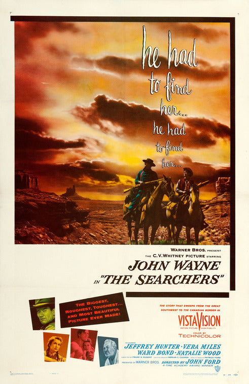 1000 piece jigsaw puzzle for the movie poster: The Searchers (1956)
