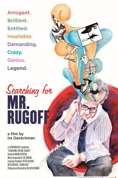 1000 piece jigsaw puzzle for the movie poster: Searching for Mr. Rugoff (2020)