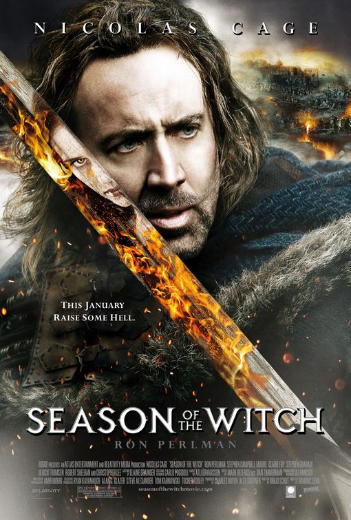 1000 piece jigsaw puzzle for the movie poster: Season of the Witch (2011) ver2