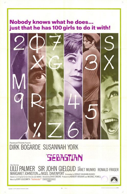 the movie poster: Sebastian (1968)
