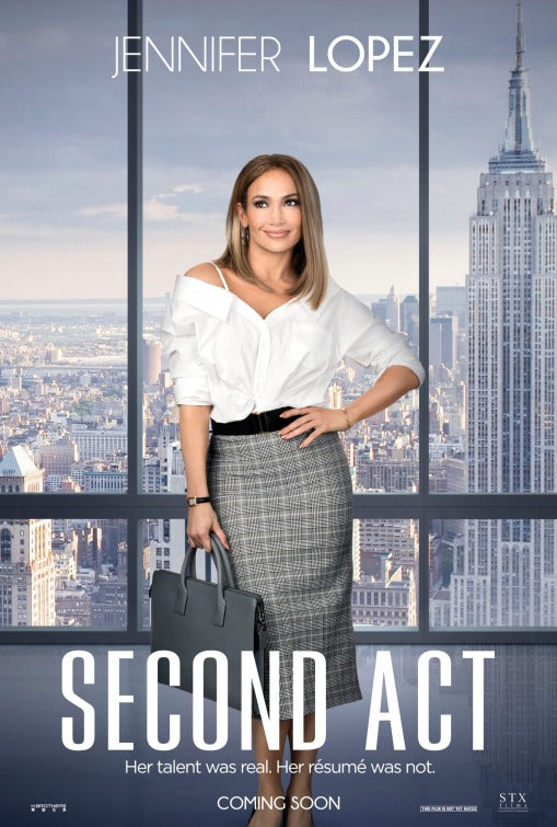 1000 piece jigsaw puzzle for the movie poster: Second Act (2018)
